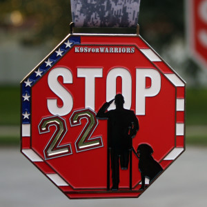Virtual Run Stop 22 Medal